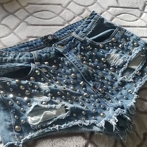 Denim Cut-Off Shorts